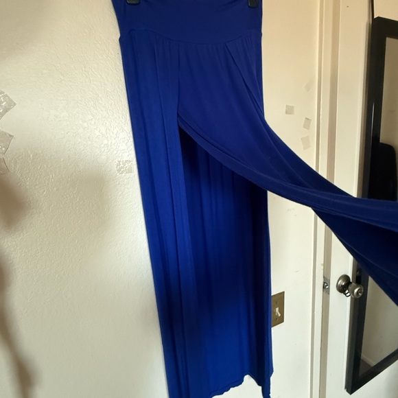 Chic Royal Blue Maxi Skirt - Picture 3 of 7
